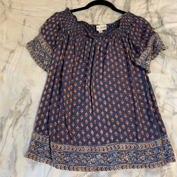 Size M Knox rose flowy blouse - Picture 1 of 1